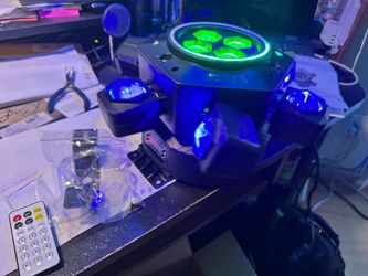 6 Arm Bee Light. DJ club DMX or auto