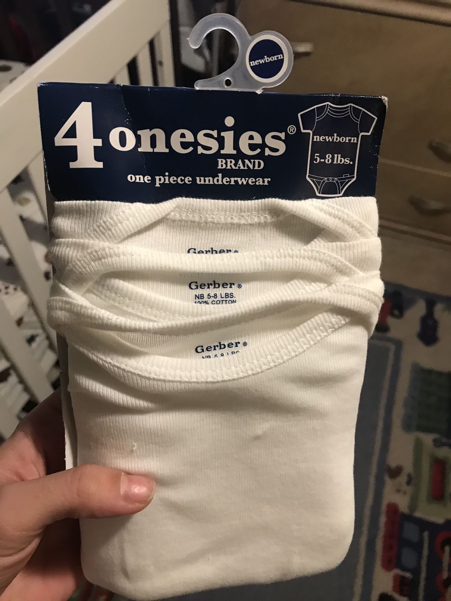 6 Newborn onesies