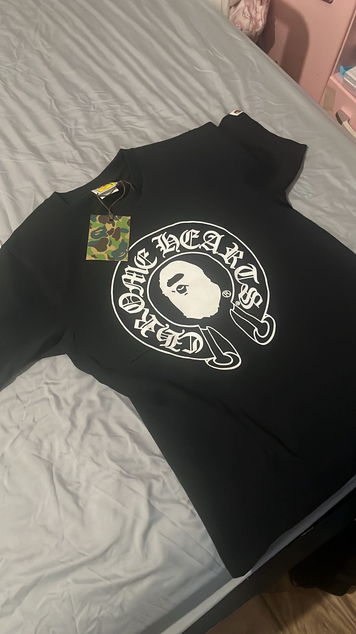 Bape X Chrome Heart Tee