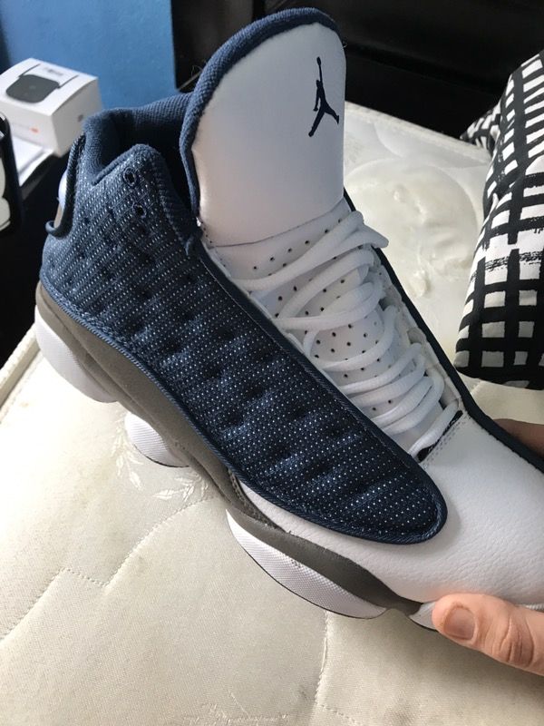 Jordan 13 retro flint from goat app with authenticity card in hand but no box380$ or best offer