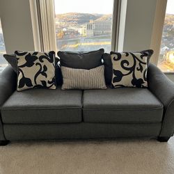 Couch For Sale, Dark Grey