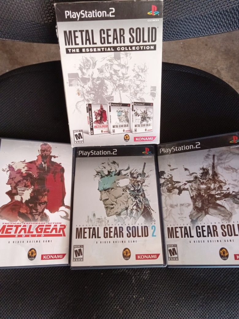 PS2 METAL GEAR SOLID THE ESSENTIAL COLLECTION