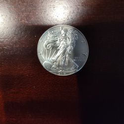2018 AMERICAN SILVER EAGLE $95