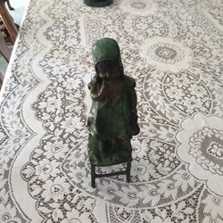 Signed Bronze Statue By Juan Clara