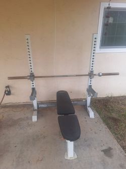 Bench Press / Squat Rack w/ bar
