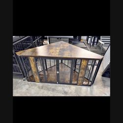 New large 60 inch corner dog crate