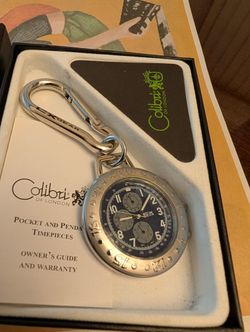 Vintage Colibri Pocket And Pendant Tomepiece