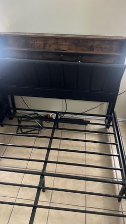 Full size bed frame-metal
