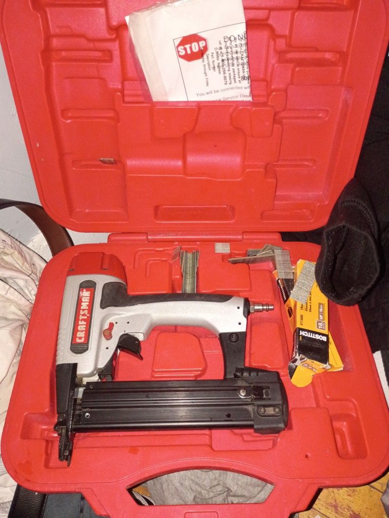 CRAFTSMAN NAIL GUN STAPLE OILESS COMBO 18 GAUGE