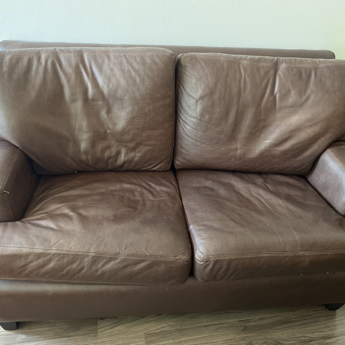 Leather LoveSeat