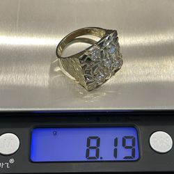 10k Gold Nugget Ring
