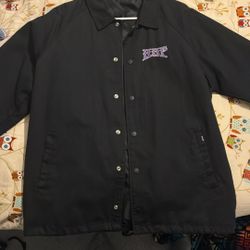 HUF Button Up Coach Jacket
