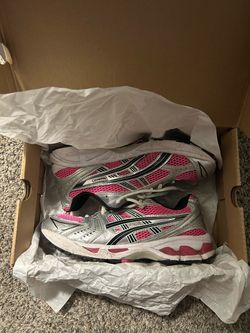 Pink asics