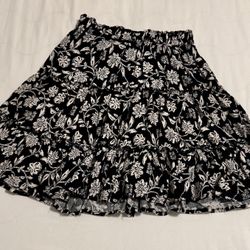 Floral Print Skirt 