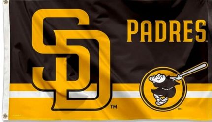 San Diego Padres Flag 5ftx3ft $25 Each Firm On Price