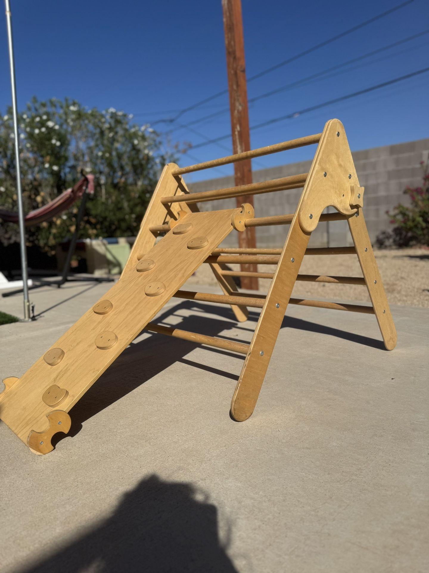 Montessori Pikler Triangle Climber & Slide