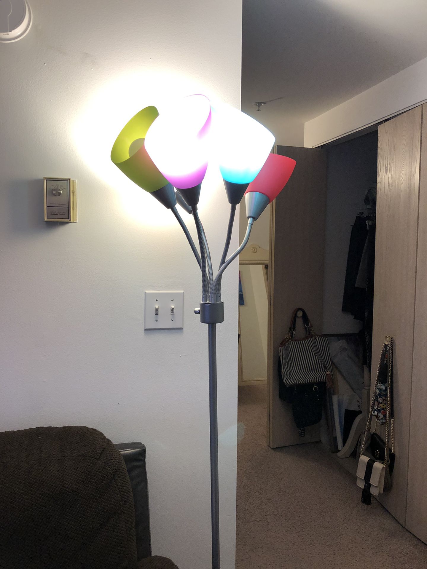 5 Pronged Multi-colored Tall Light