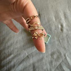 Rose Gold Rings Size 8
