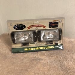 American Camper Halogen Driving Lights #4086 NOS