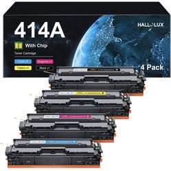 Brand New 414A Toner Cartridges 4 Pack (with Chip) 