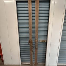 Vintage Wooden Skis