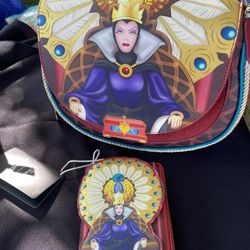 New Disney Hand Bag With Matching Wallet $150