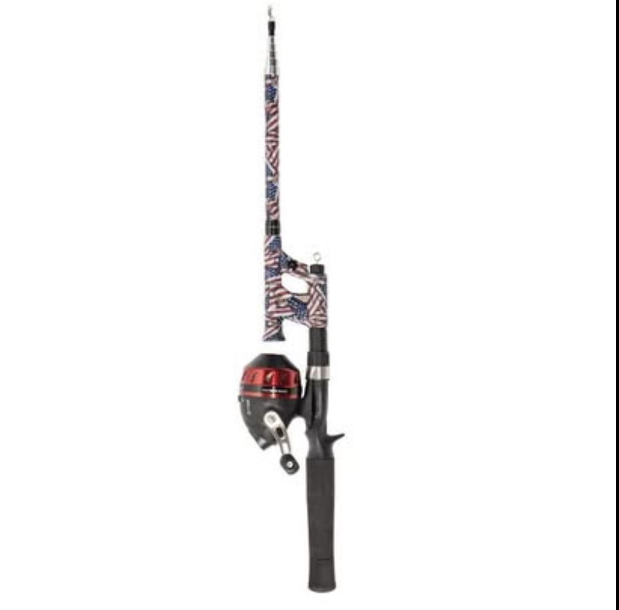 - Brand New ProFISHiency USA Flag Telescopic Travel fishing pole