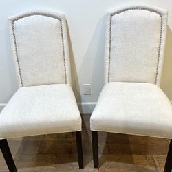 Set Of 2 Nailhead chairs