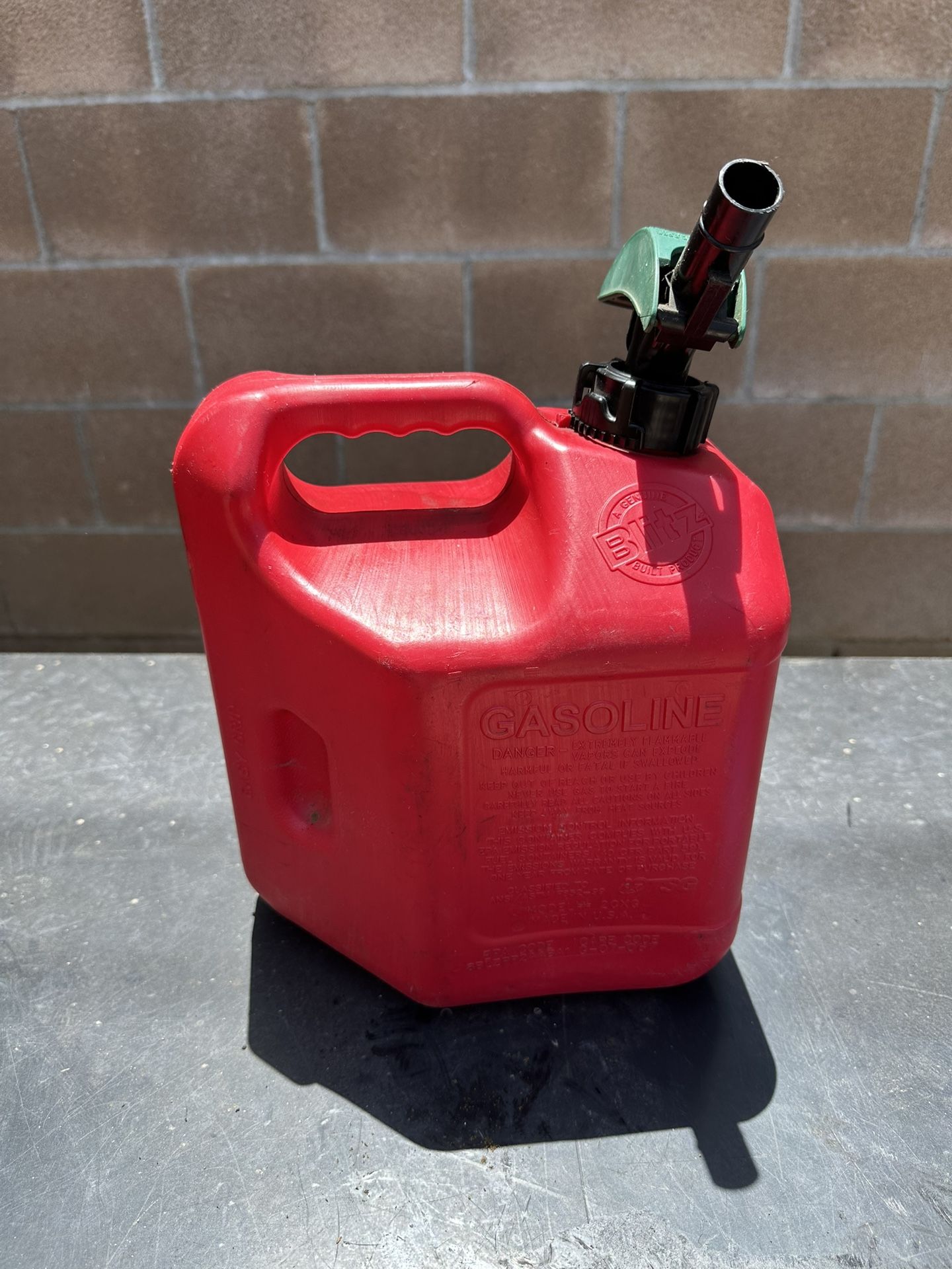 Gas 5 Gallon