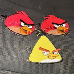 3 Angry Bird Cloth Patch