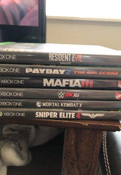 Xbox one games, 2k18 included