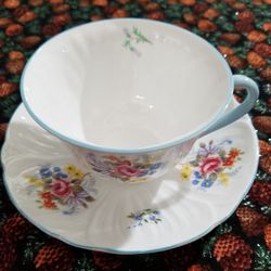 English Bone China Tea Cup & Saucer
