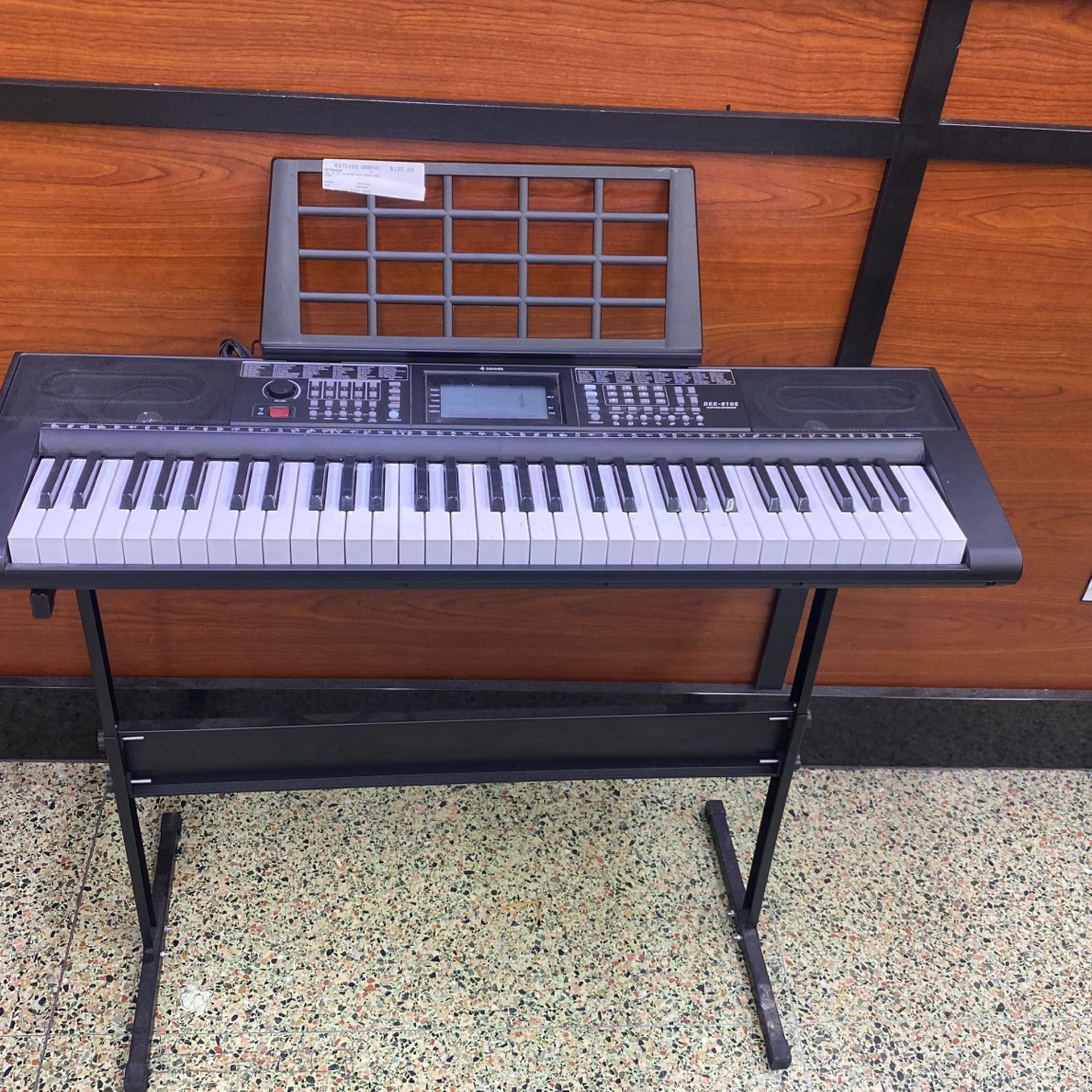 Donner-61 Key Keyboard-DEK-610S-with Stand