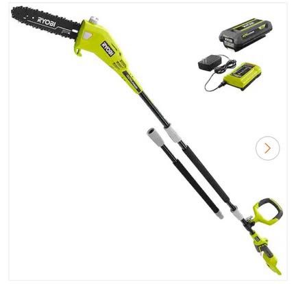 RYOBI 40V 10 in. Cordless Battery Pole Saw with 2.0 Ah Battery and Charger