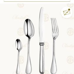 142 Piece Christofle Silverware Set Chest
