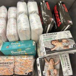 Diapers Size 1 And Size 2