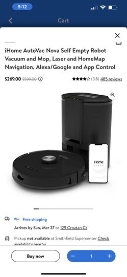 iHome Mop And Vacuum  