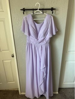 Lavender bridesmaids dress