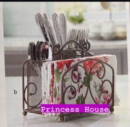Especial $40.00 Organizador de Cucharas y Servilletas Línea Meridian Princess House Ventas Finales