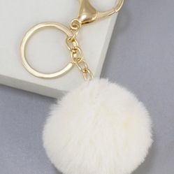 Fluffy Ball Keychain With Free Shipping