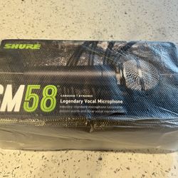 SHURE SM58 - New, Sealed!