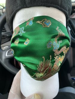 Silk Mask- Green