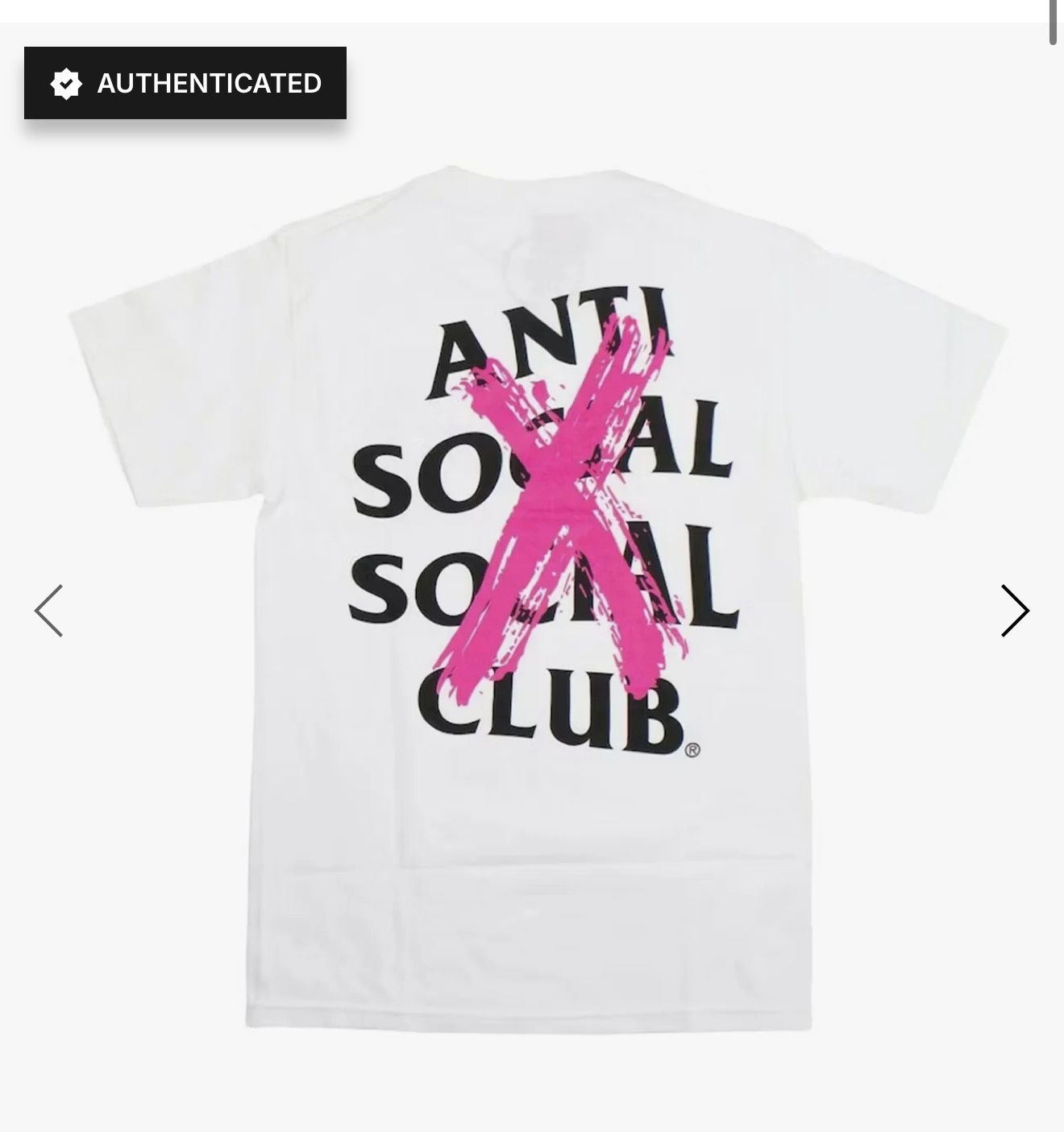 Anti social Size large