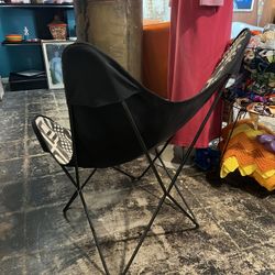 Vintage Metal Butterfly Chair Mid Century 