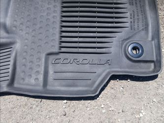 $80 2014–2019 TOYOTA COROLLA OEM GENUINE ALL WEATHER RUBBER FLOOR MATS AND TRUNK CARGO  MAT.