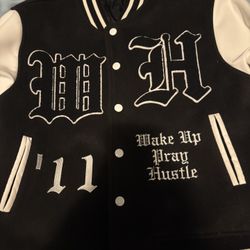 World Hustle Varsity Jacket ( Men small ) 