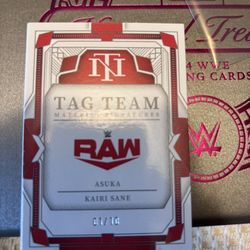 01/10 KAIRI SANE ASUKA DUAL PATCH AUTO BOOKLET NATIONAL TREASURES PANINI
