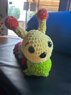 Handmade Crochet Caterpillar Amigurumi Plush