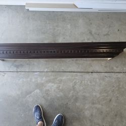 Custom Oak Fireplace Mantel