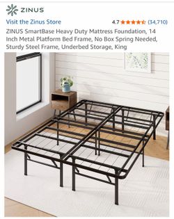 Platform King Bed Frame St. Cloud